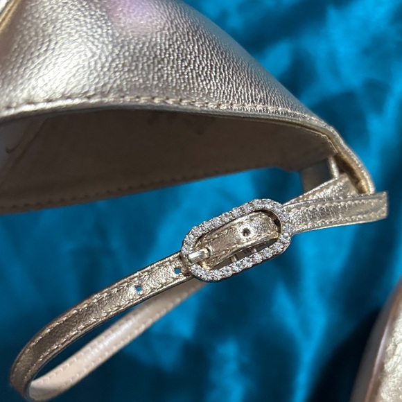 Sam Edelman Gold Platform Heels - Picture 4 of 9